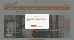 Desktop Screenshot of bibliotheekhlb.nl